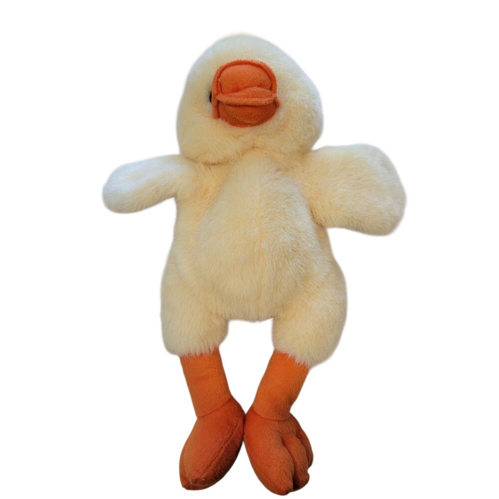 Beverly Hills Teddy Bear Co. Plush Puppet 13” Yellow Chick